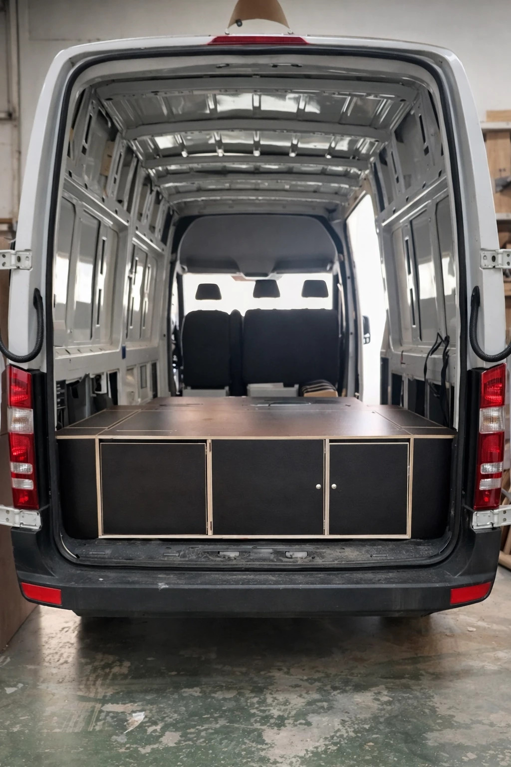 Extra-Large Vans – Camper Furniture Kits for High-Volume Panel Vans